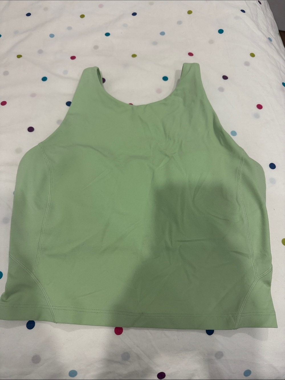 Lululemon women’s Align High-Neck Tank Top - creamy mint